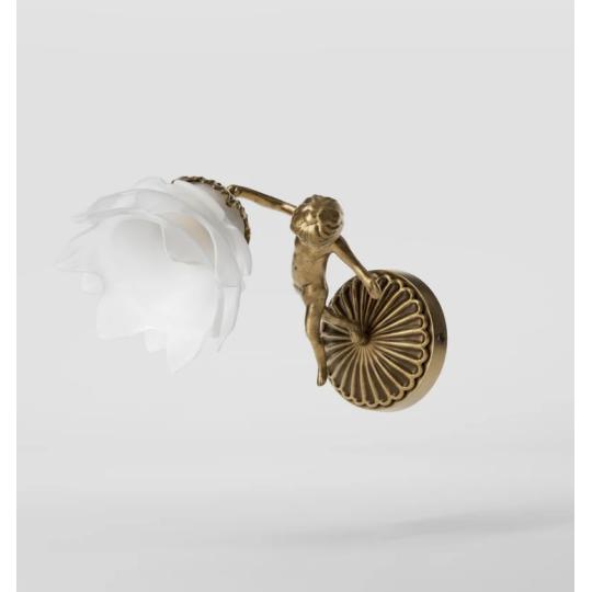 art deco elegantny romanticky lampas s anjelskym motivom, secesny klasicky stary vintage lampas, medj bronz zlato sklenene tienidlo romanticky.jpg